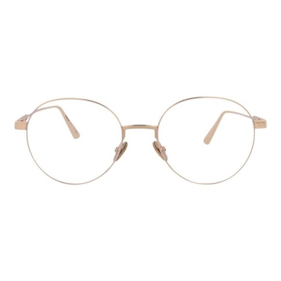 Dior Womens Round/Oval Gold Gold Transparent Fashion Designer Eyewear - Picture 1 of 4